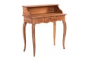 DESIGN DELIGHTS Sekretär Massivholz Napoleon Rustikaler Altholz Tisch Bild 2