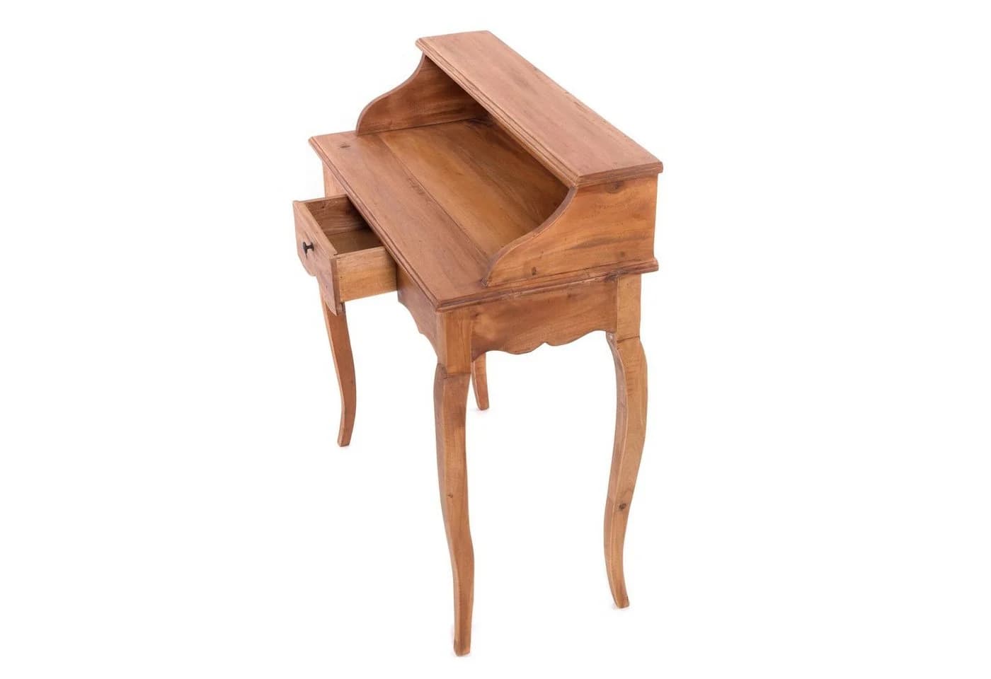 DESIGN DELIGHTS Sekretär Massivholz Napoleon Rustikaler Altholz Tisch - Bild 4