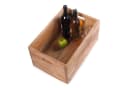 DESIGN DELIGHTS Rollbare Holzkiste BOX aus Massivholz Beige Bild 3