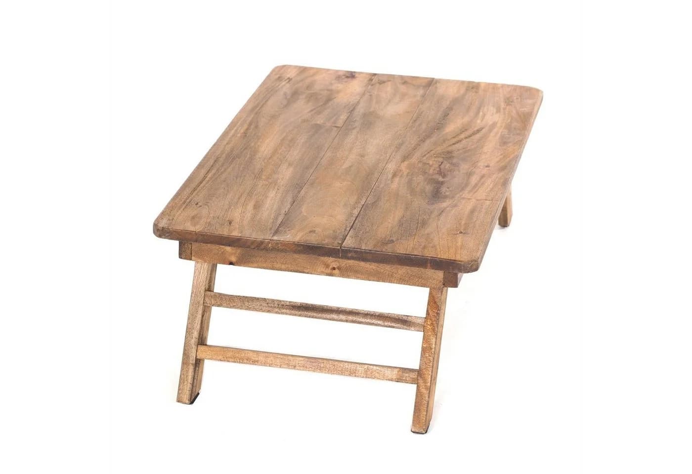 DESIGN DELIGHTS Tabletttisch FOLD Altholz massiv 60x40 cm - Bild 4