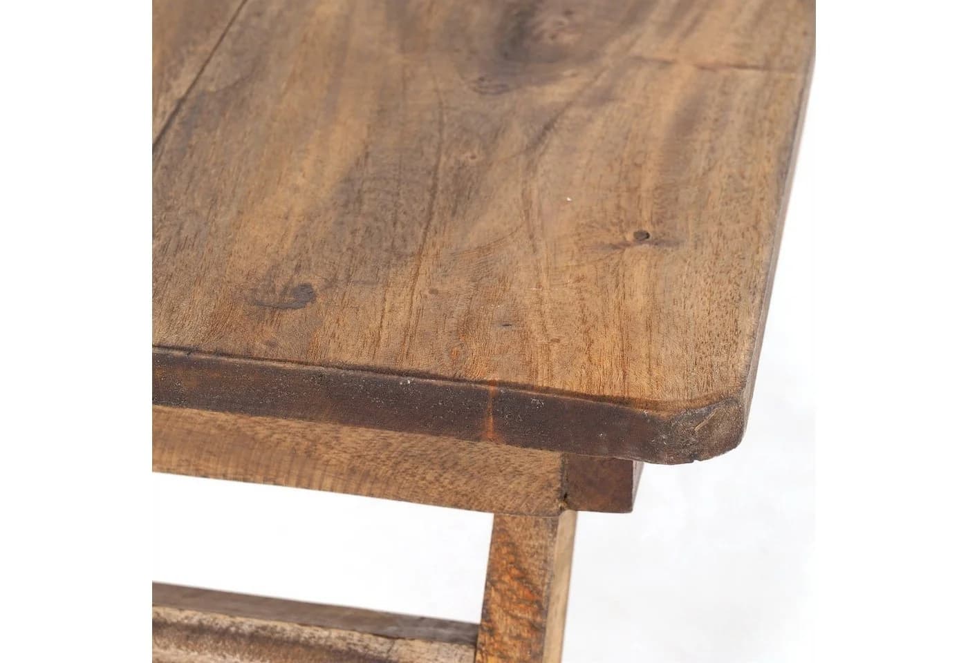 DESIGN DELIGHTS Tabletttisch FOLD Altholz massiv 60x40 cm - Bild 5