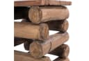 DESIGN DELIGHTS Hocker BLOCK 38 Altholz Massiv Rustikal Bild 5