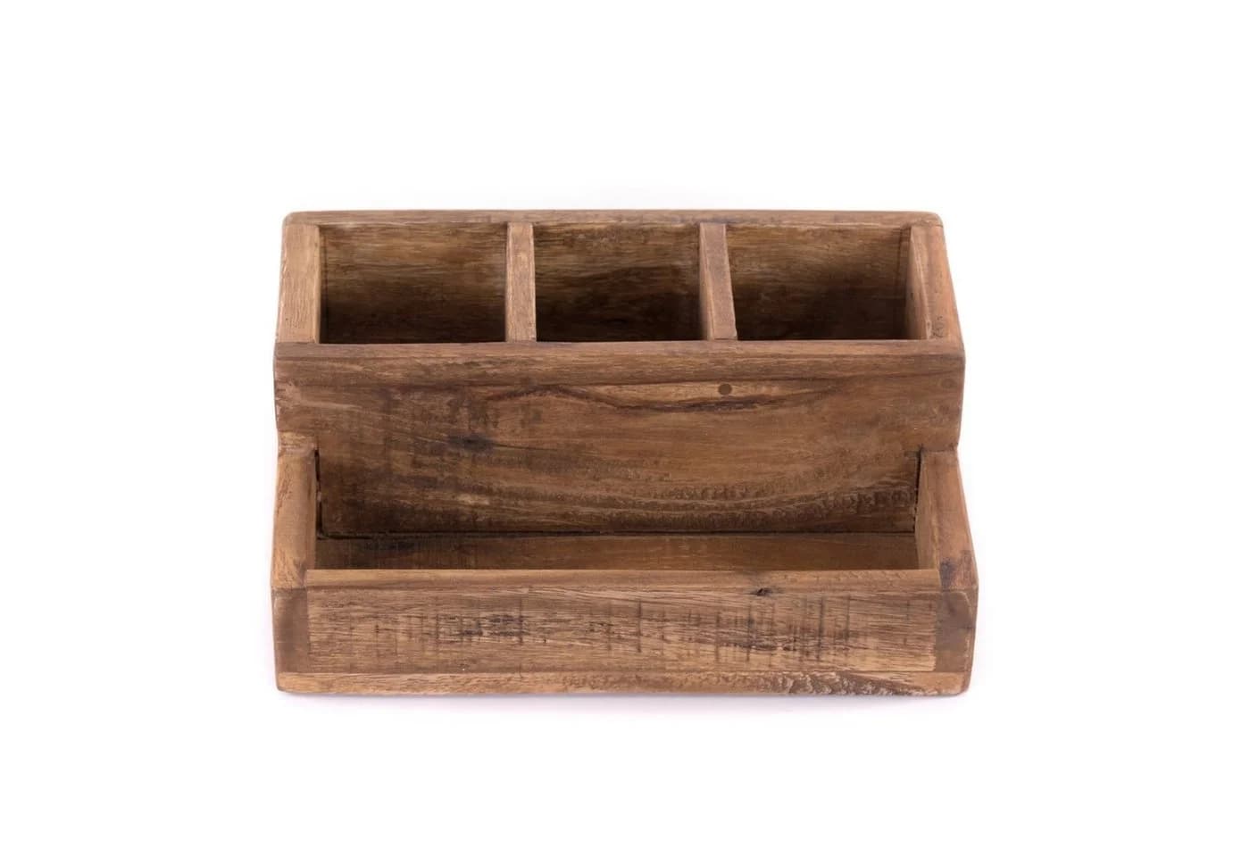 DESIGN DELIGHTS Aufbewahrungsbox Lepus Altholz massiv Stiftehalter