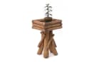 DESIGN DELIGHTS Beistelltisch BLUMENHOCKER TWIST massiv Wurzelholz rustikal Bild 3