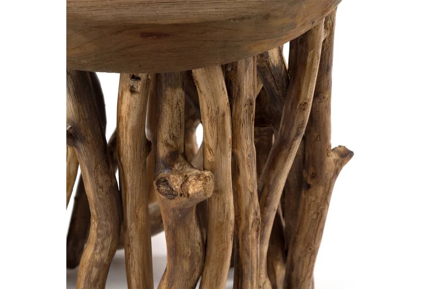 DESIGN DELIGHTS Beistelltisch WOODS Altholz massiv Äste - Bild 4