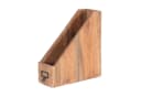 DESIGN DELIGHTS Aufbewahrungsbox STEHSAMMLER "NOTA" Altholz massiv Holz 30 cm Stehordner Bild 2