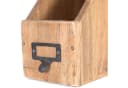 DESIGN DELIGHTS Aufbewahrungsbox STEHSAMMLER "NOTA" Altholz massiv Holz 30 cm Stehordner Bild 4