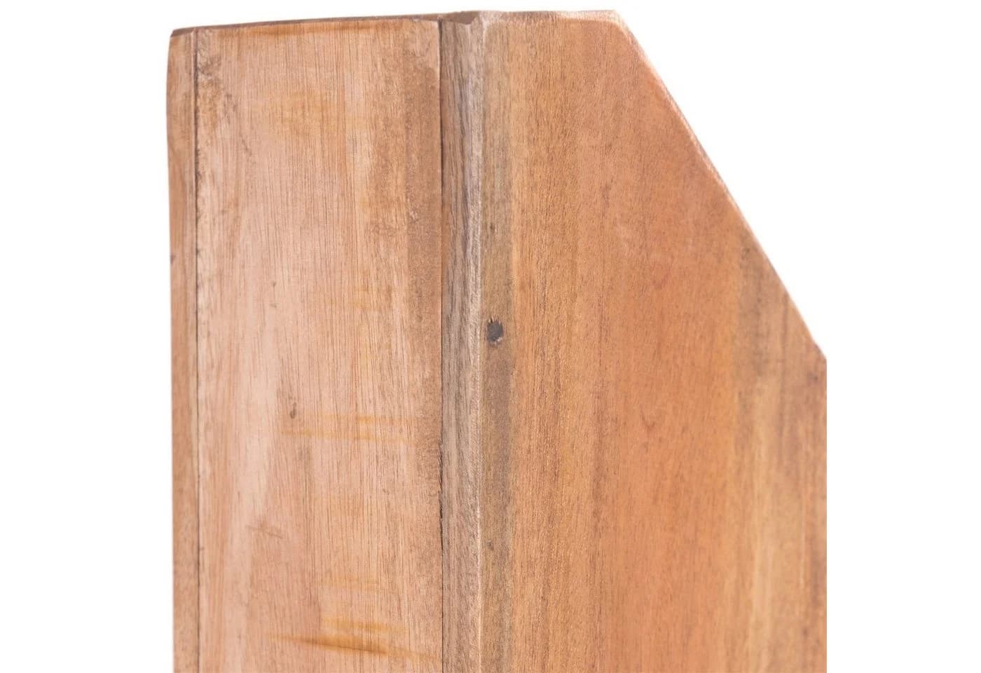 DESIGN DELIGHTS Aufbewahrungsbox STEHSAMMLER "NOTA" Altholz massiv Holz 30 cm Stehordner - Bild 5