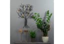 DESIGN DELIGHTS Wanddeko Baum mit Vögeln Metall Schwarz Gold Silber Bild 3