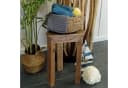 DESIGN DELIGHTS Beistelltisch Milo Massivholz Dreieckig Beige Bild 3