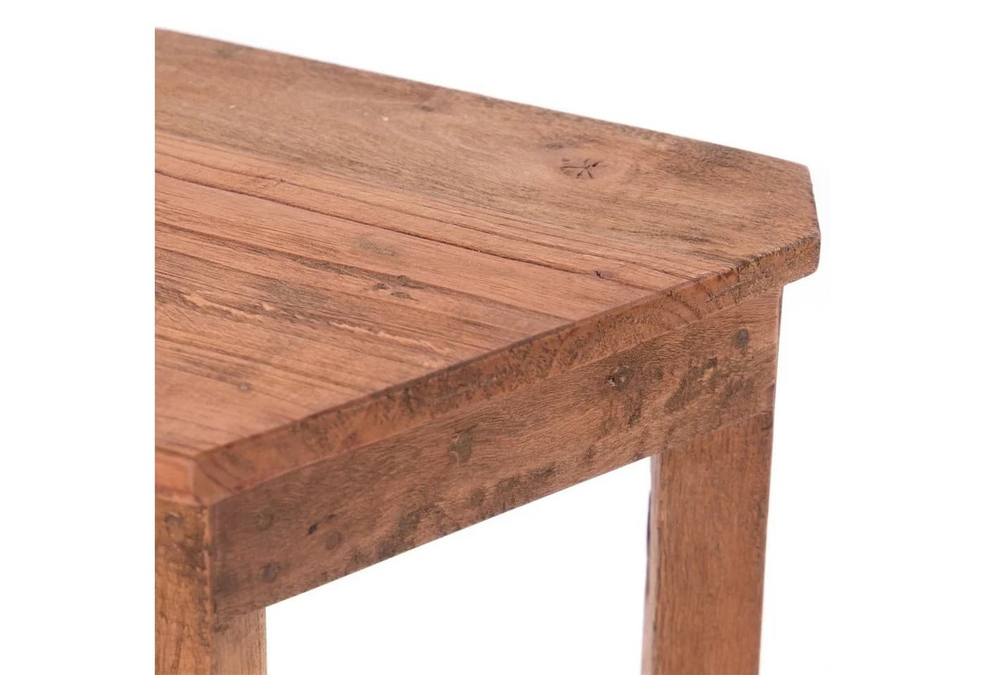 DESIGN DELIGHTS Beistelltisch Milo Massivholz Dreieckig Beige - Bild 4