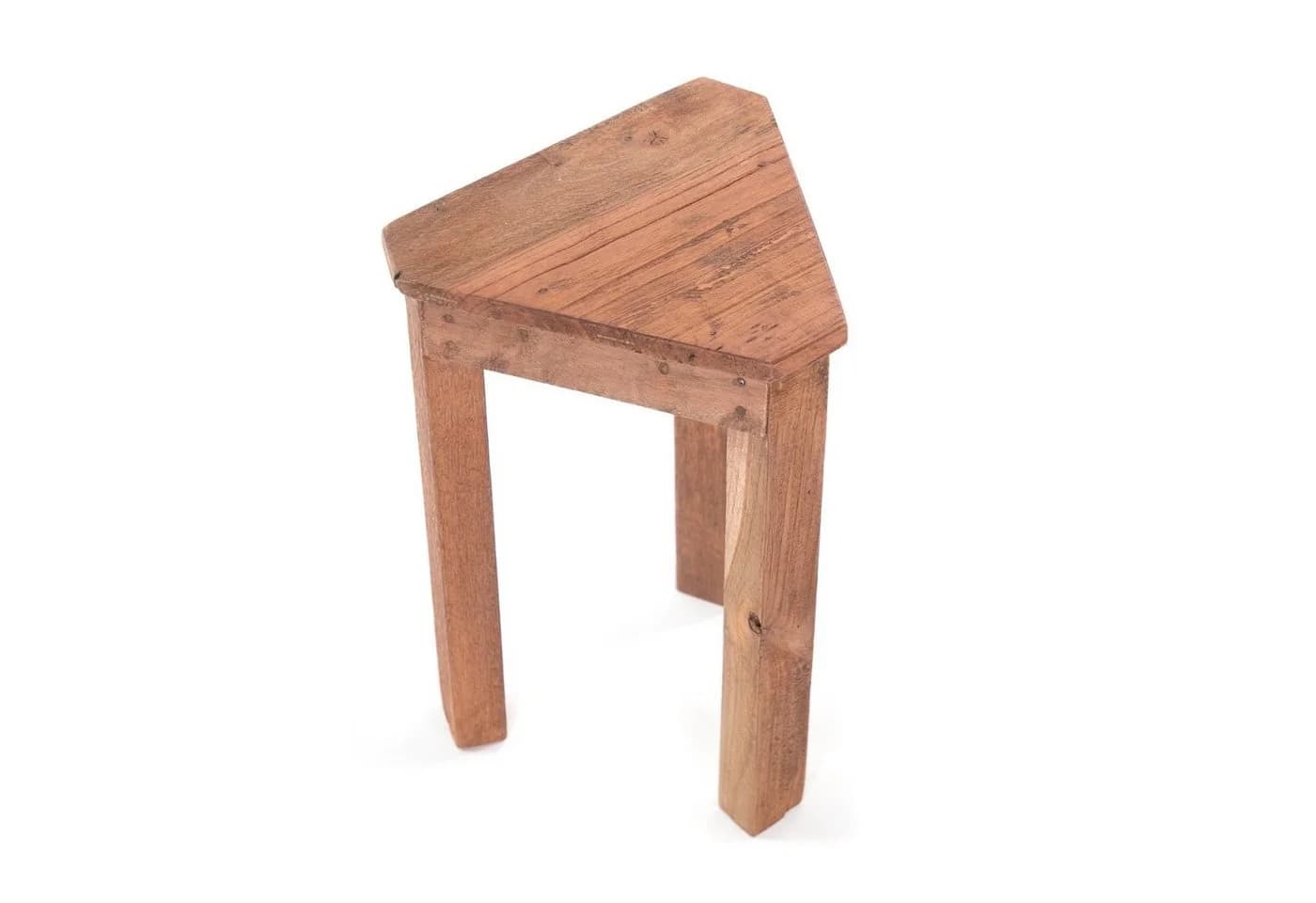 DESIGN DELIGHTS Beistelltisch Milo Massivholz Dreieckig Beige - Bild 5