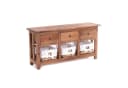 DESIGN DELIGHTS Kommode Rattan Massivholz Sideboard Bild 2