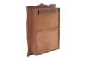 DESIGN DELIGHTS Wandregal CLEA 80 cm Massivholz Schnitzereien Bild 5