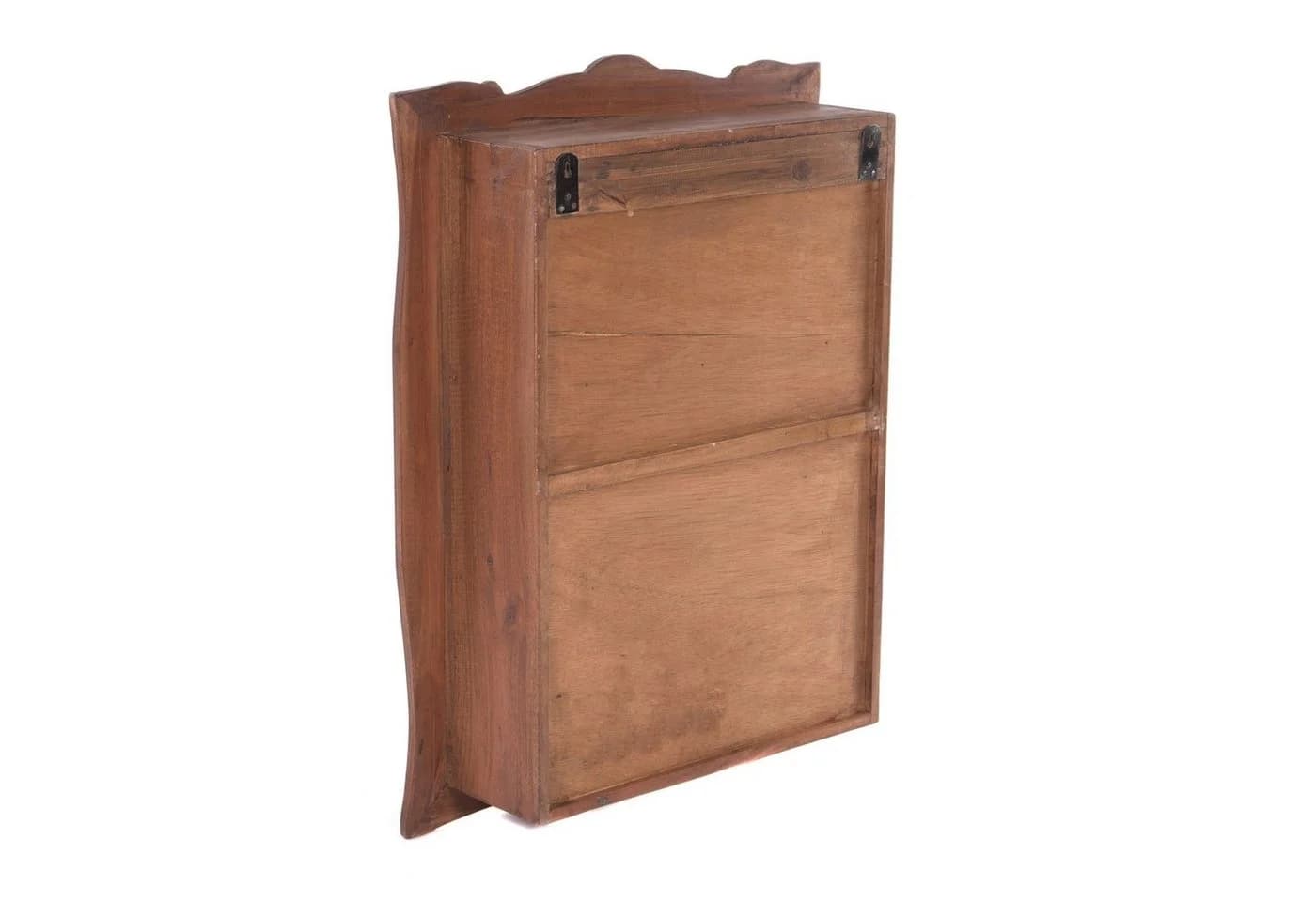 DESIGN DELIGHTS Wandregal CLEA 80 cm Massivholz Schnitzereien - Bild 5