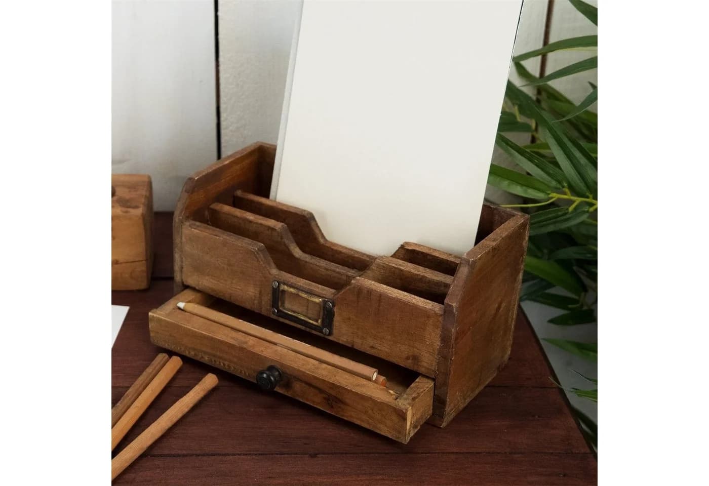 DESIGN DELIGHTS Briefablage Juna Holz 25 cm - Bild 3