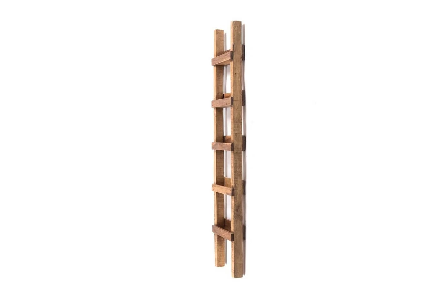 DESIGN DELIGHTS Leiterregal STEP 170 Pflanzenregal 170x35 cm Altholz