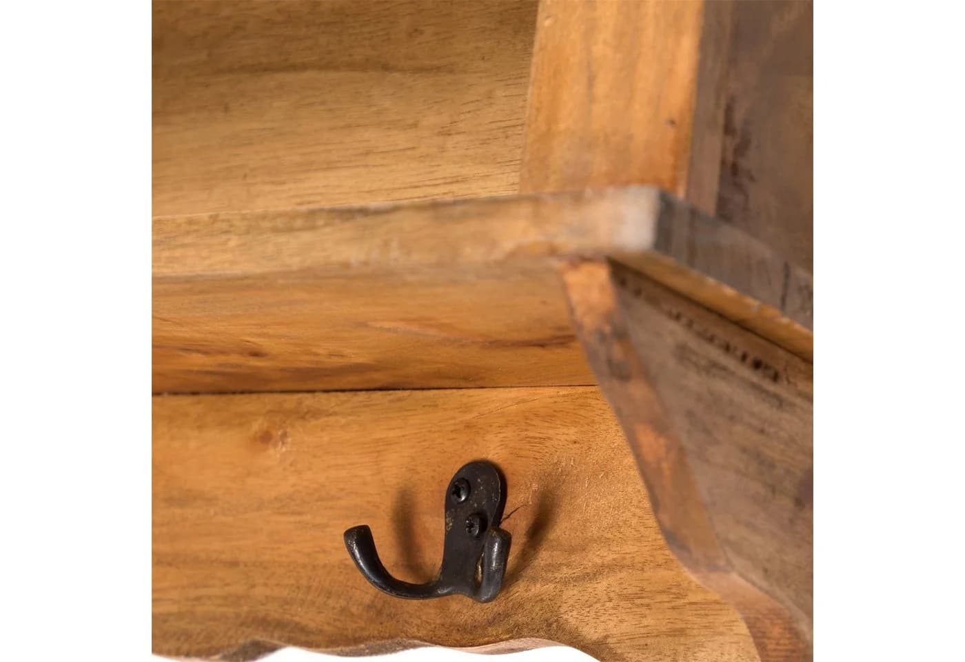 Wandregal aus Holz und Altholz im Country- und Landhausstil - Bild 4