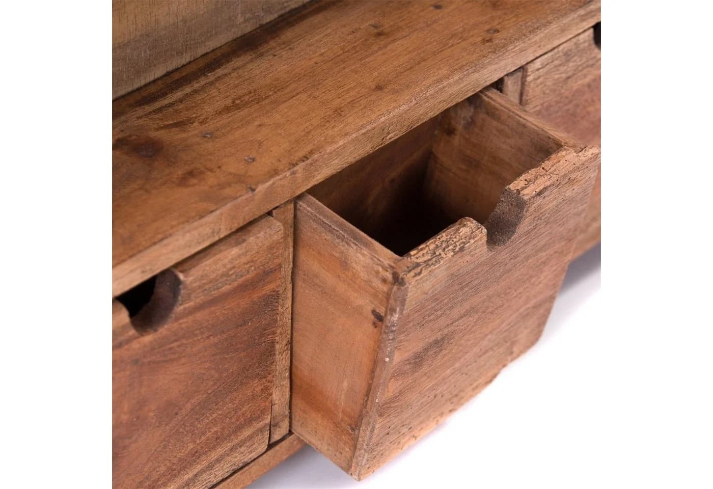DESIGN DELIGHTS Wandregal Altholz Landhaus Beige - Bild 5