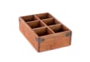 DESIGN DELIGHTS Truhe HOLZKISTE ORDINA Altholz 6 Fächer Bild 3