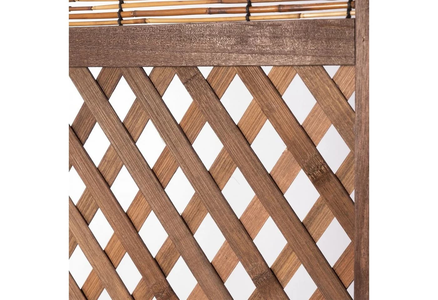 CREEDWOOD Paravent 3-teilig Bambus Schilfrohr Natur - Bild 5