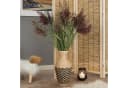 CREEDWOOD Stroh Vase CUADRO Natur Schwarz 42 cm Deko Boden Vase Bild 3