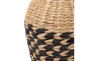 CREEDWOOD Stroh Vase CUADRO Natur Schwarz 42 cm Deko Boden Vase Bild 4