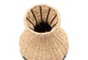 CREEDWOOD Stroh Vase CUADRO Natur Schwarz 42 cm Deko Boden Vase Bild 5