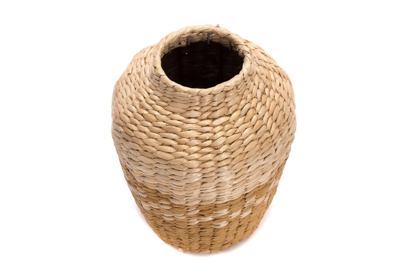CREEDWOOD Stroh Vase Kairo Natur Gelb Deko Boden Vase - Bild 4