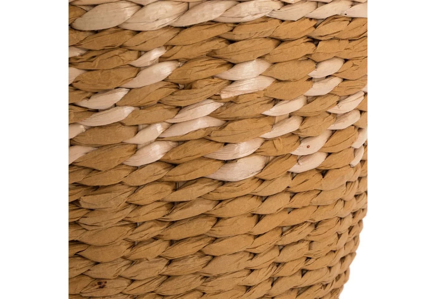 CREEDWOOD Stroh Vase Kairo Natur Gelb Deko Boden Vase - Bild 5