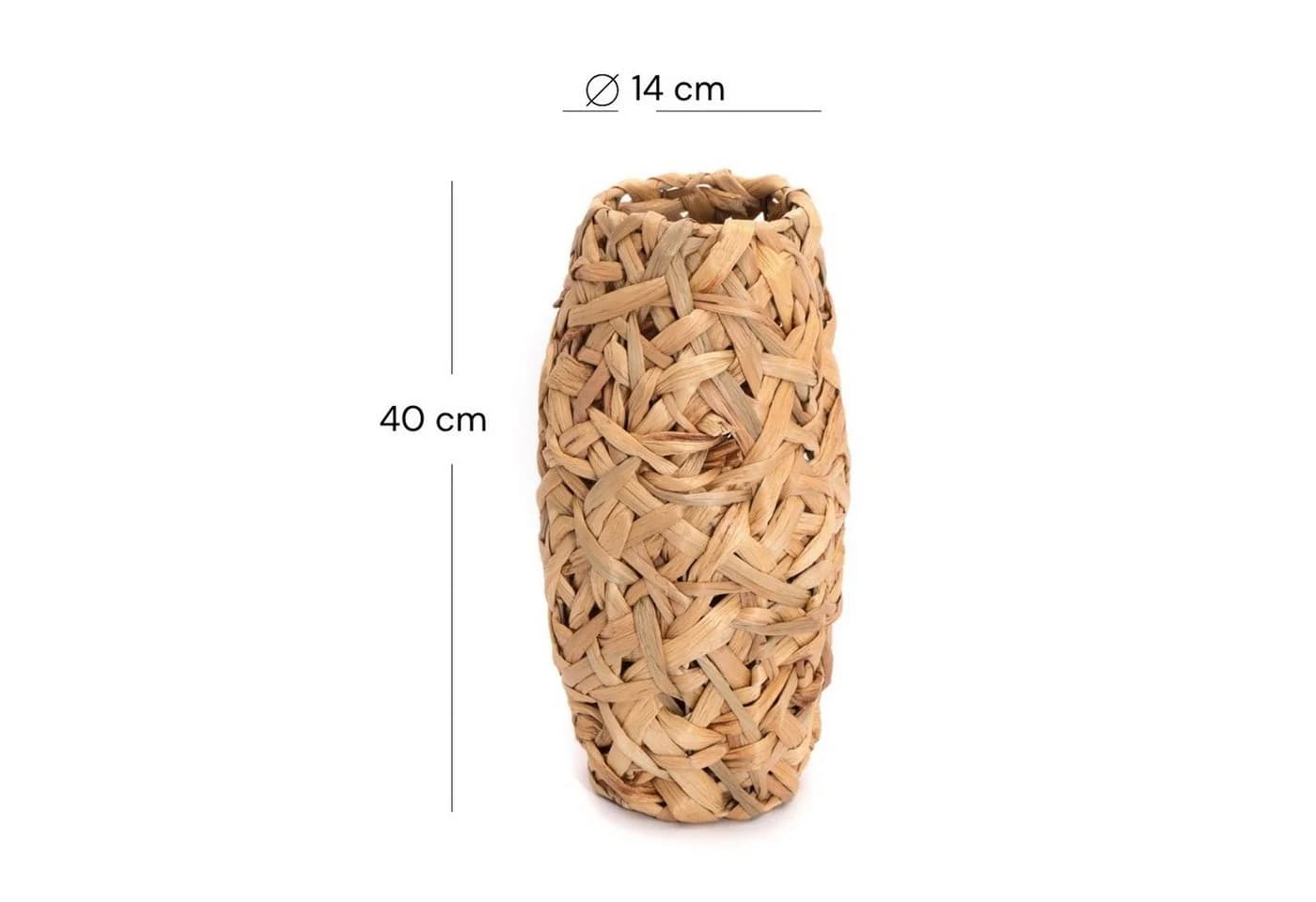CREEDWOOD Wasserhyazinthenvase NATUR BODEN VASE "CALIDA" 40 cm