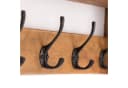 CREEDWOOD Wandgarderobe Gerda Altholz 5 Haken Ablage Bild 4