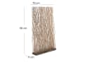CREEDWOOD Paravent KINKI Weidenholz Grau Raumteiler Bild 1