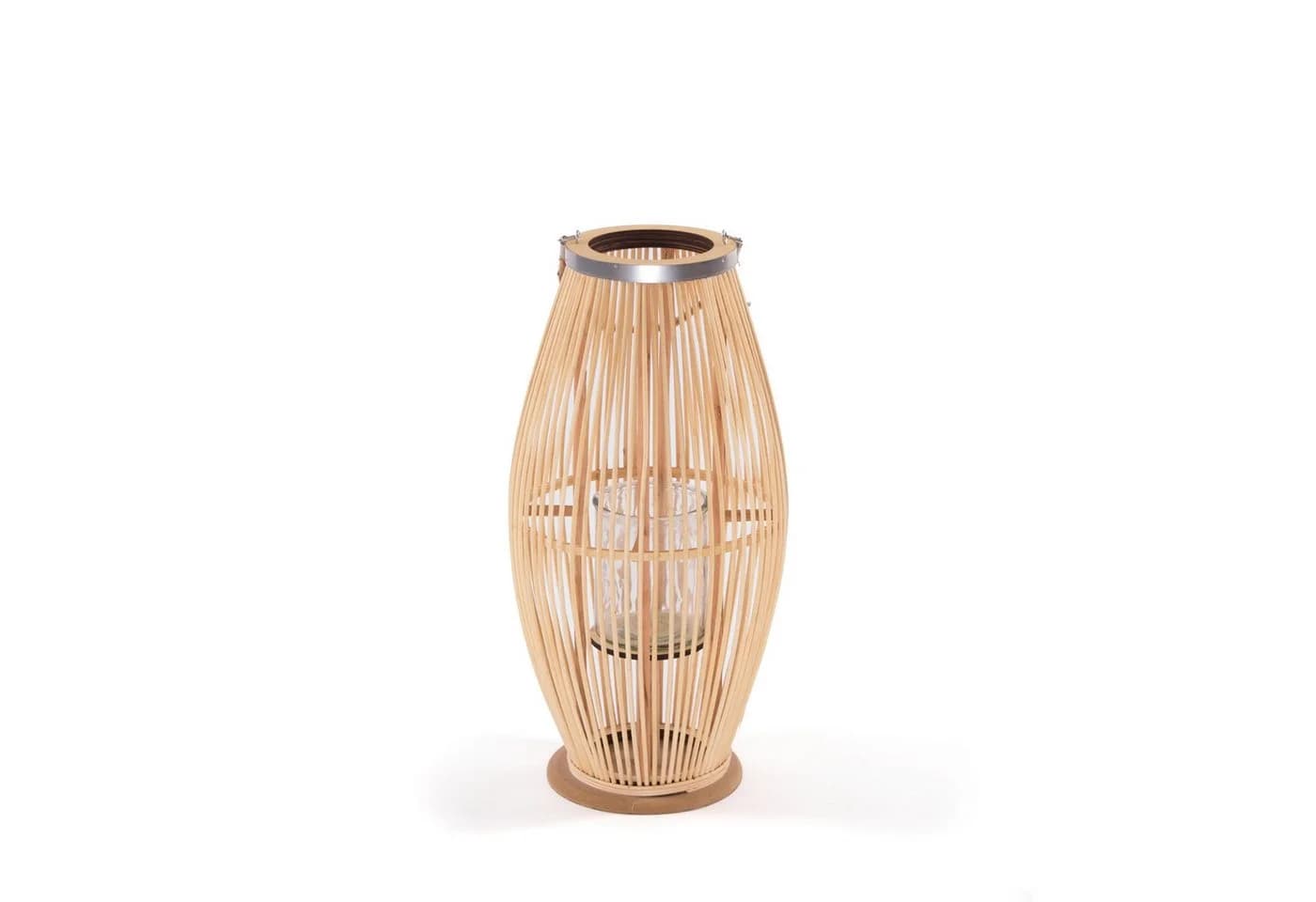 CREEDWOOD Windlicht Laterne ZYA Bambus Natur Deko 50 cm - Bild 2