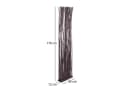 DESIGN DELIGHTS Paravent Raumteiler Slim Weide Braun Bild 1