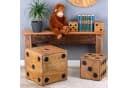 CREEDWOOD Hocker Holz Würfel Tisch GAME 25 Massivholz Bild 3