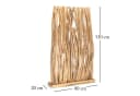 DESIGN DELIGHTS Paravent TEKEA Holz Äste Raumteiler Bild 1