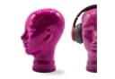 DESIGN DELIGHTS Glaskopf Kopfhörerhalter Rosa Retro-Design Bild 2