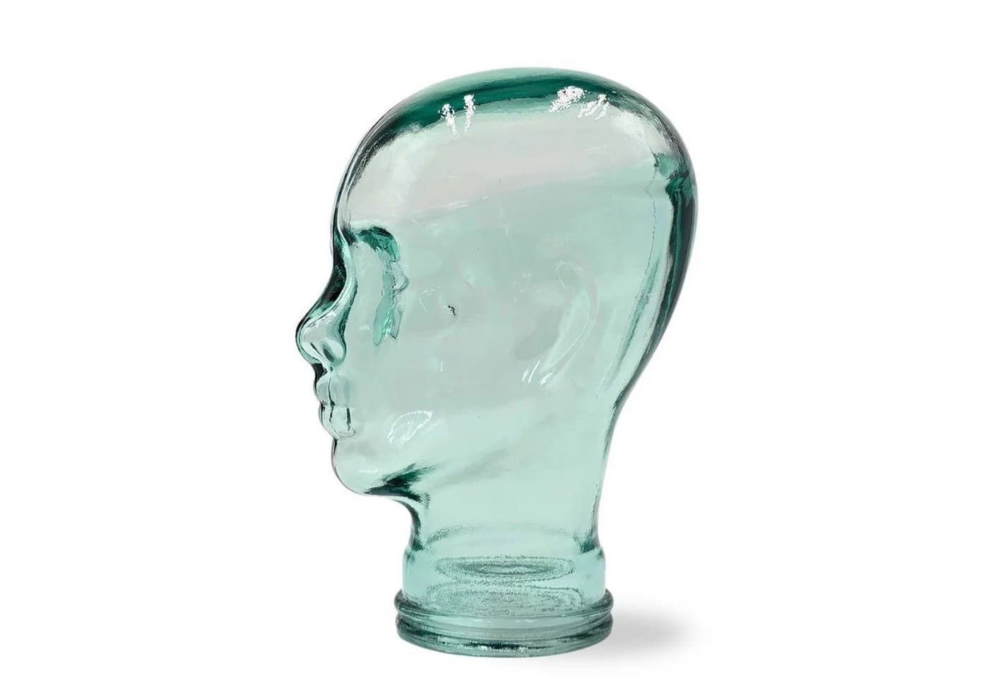 DESIGN DELIGHTS Glaskopf Kopfhörerständer Transparent Retro - Bild 4