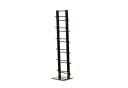 DESIGN DELIGHTS CD-Regal TOWER Schwarz Metall Bild 3