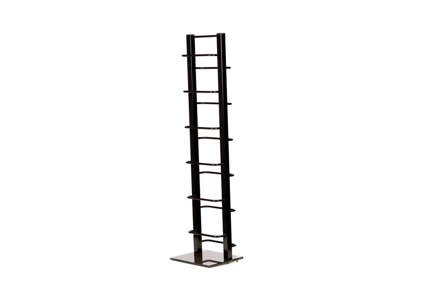 DESIGN DELIGHTS CD-Regal TOWER Schwarz Metall - Bild 3