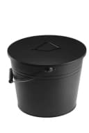 El Fuego Ascheeimer mit Deckel Schwarz 24 Liter Bild 5
