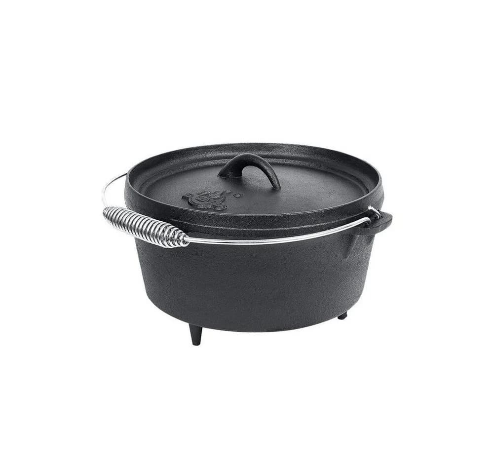 El Fuego Dutch Oven Gusseisen Schmortopf mit Deckel und Tragebügel - Bild 2