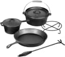 Gusseisen-Topf-Set für Camping und Outdoor Bild 2