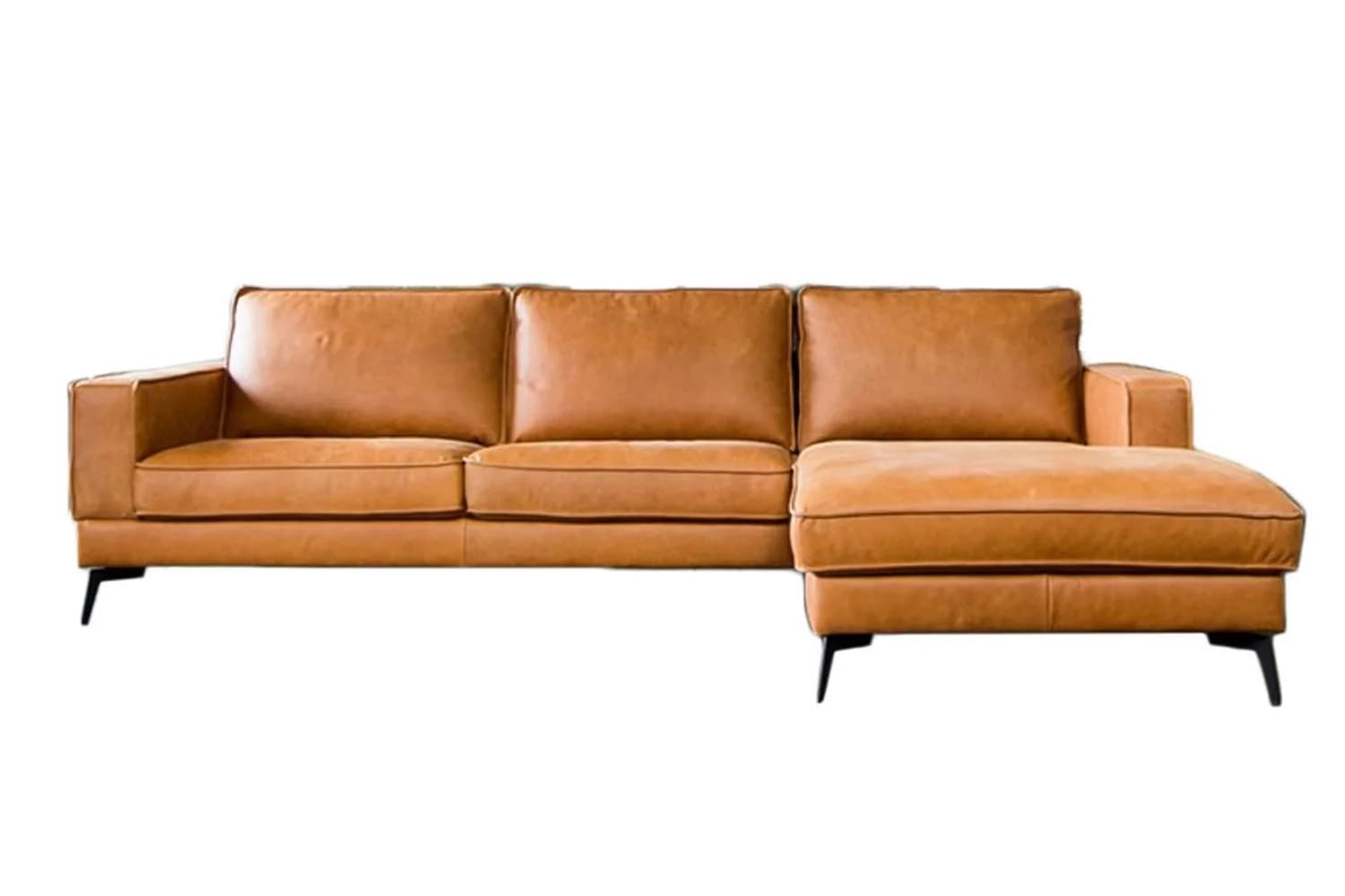 KAWOLA Ecksofa BLOOM Leder L-Form