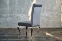 KAWOLA Esszimmerstuhl LEIA Barock Velvet Grau Bild 5
