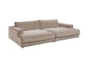 KAWOLA Big-Sofa MADELINE XXL Cordsofa Taupe Modern Bild 1