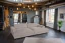 KAWOLA Big-Sofa MADELINE XXL Cordsofa Taupe Modern Bild 2