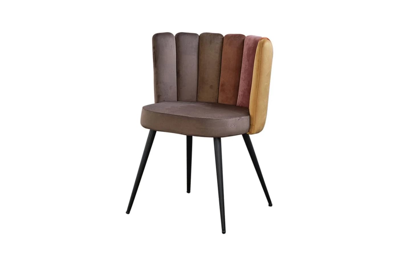KAWOLA Esszimmerstuhl JADA Polsterstuhl Samt Braun Designstuhl - Bild 2