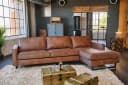 KAWOLA Ecksofa VILNIUS Lederfaserstoff L-Form Bild 4